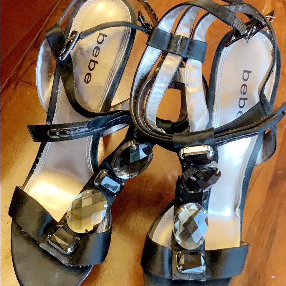 Sexy Black heels . Worn 1 time .
